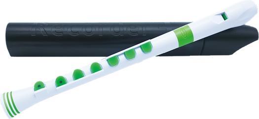 Nuvo N320RD Flauto dolce soprano in Do, bianco-verde (Fipples, Sopranino)