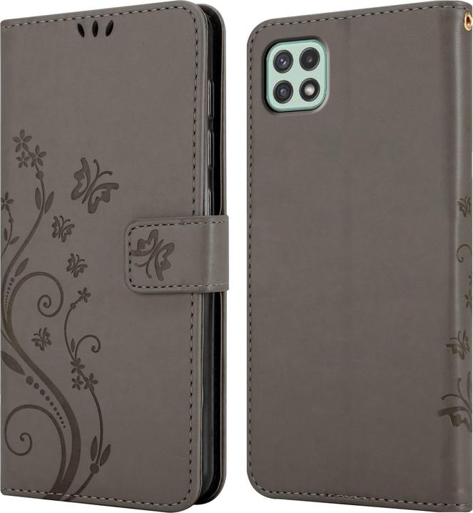 Produktbild Cadorabo Flower Book Hülle (Samsung Galaxy A22 5G)