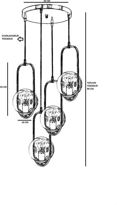 Actual product image Hermia Griffin (E27)