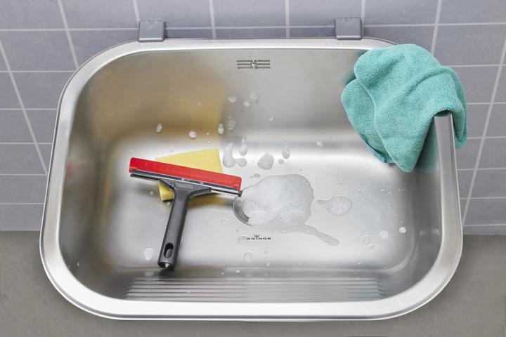 Actual product image Reginox Sink, Stainless Steel Kitchen Sink Ottawa OSP Wall Mounted, 50x40 cm R04029 (Sink accessories, 22.50 cm, 55 cm)