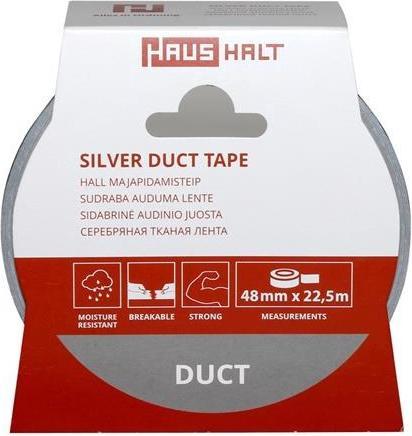 Actual product image Haushalt DUCT TAPE 48/22.5 M SILVER (HOT MELT)
