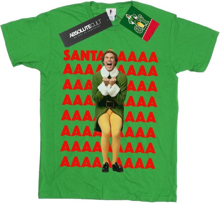 Elf Buddy Santa Scream TShirt Mädchen