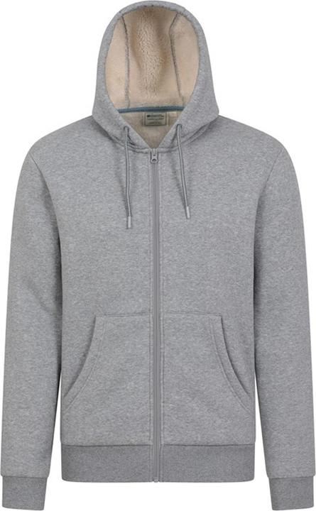 Immagine prodotto Mountain Warehouse Dalton Felpa con Cappuccio e Zip Intera Foderato di Borg Uomo (4XL)