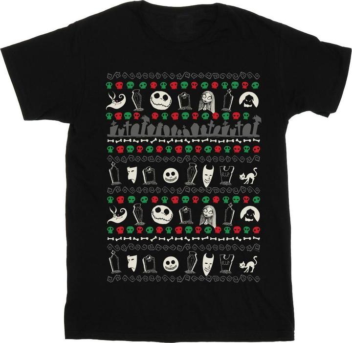 Disney Nightmare Before Christmas Festive Icons TShirt Mädchen