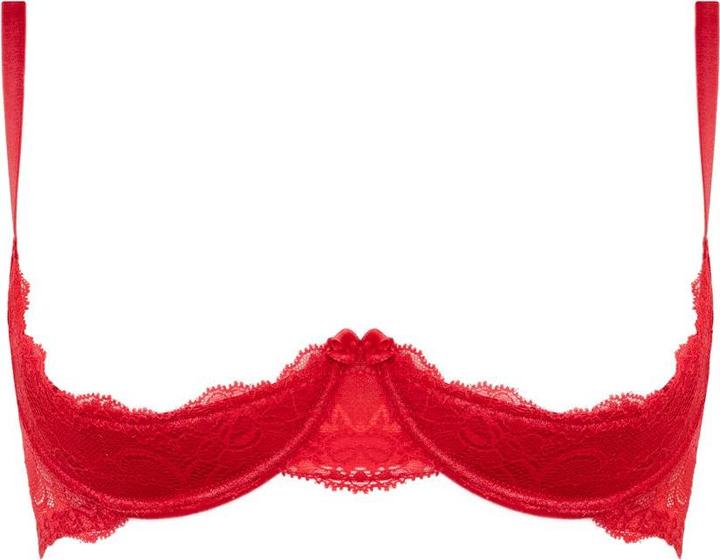 Productafbeelding Christine Le Duc Spitzen Viertel Cups BH Marzia Rot (Een eenheid per verpakking, XXL)