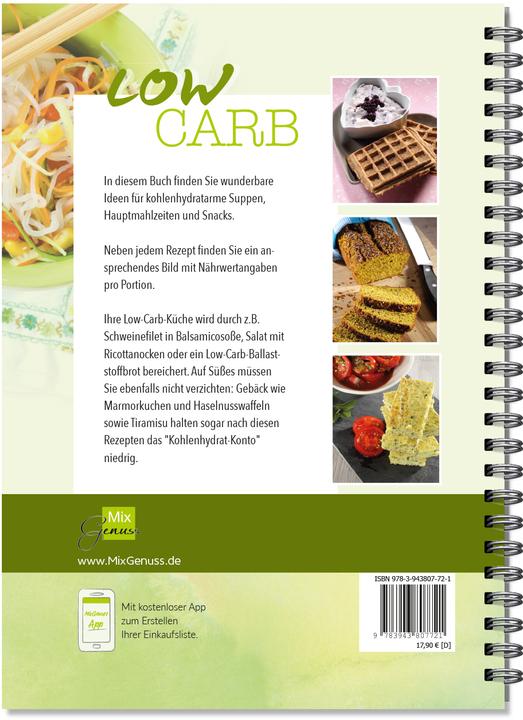 Produktbild Low Carb (Deutsch, Tanja Lorenz, 2015)