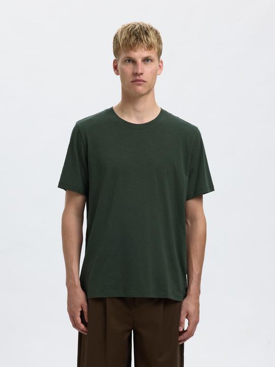 Actual product image Selected Homme Slhaspen Slub Ss O-Neck Tee Noos (M)