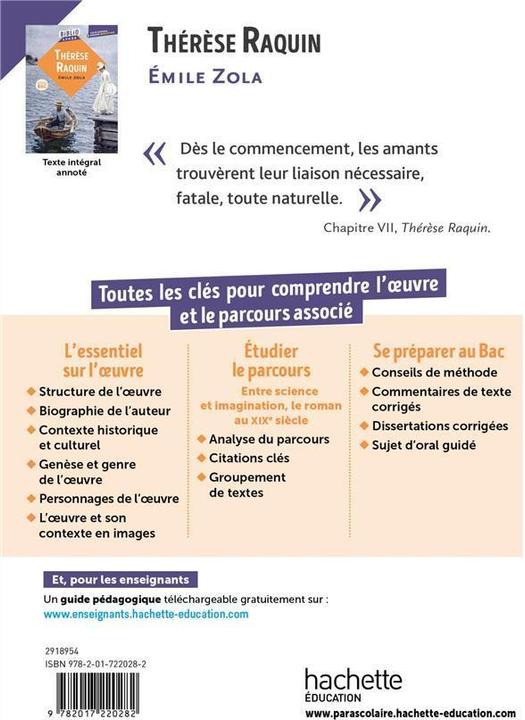 Produktbild Thérèse Raquin (Französisch, Émile Zola, Laurence Teper, 2024)