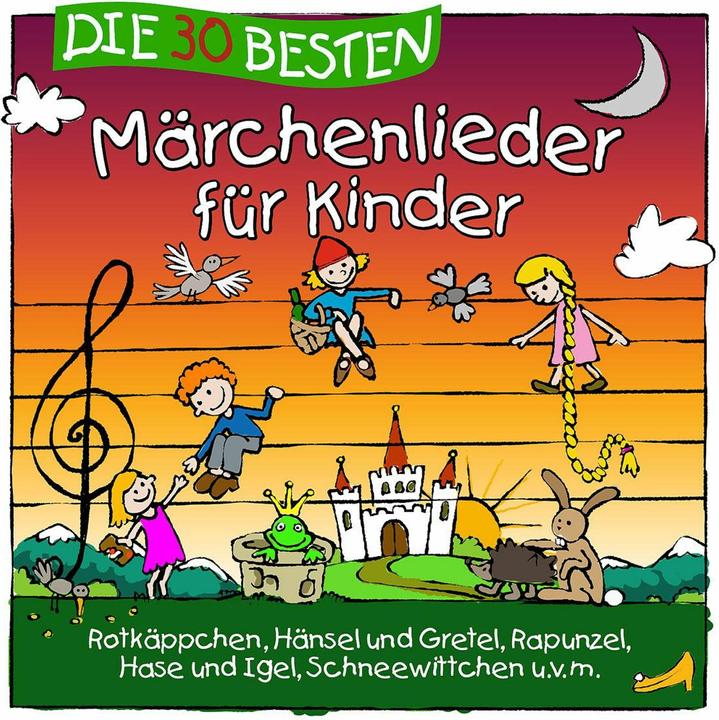 Image du produit Les 30 meilleures chansons de contes pour enfants (Pays d'été, Simone/bonheur, Karsten/DieKita-Frösche, Allemand)