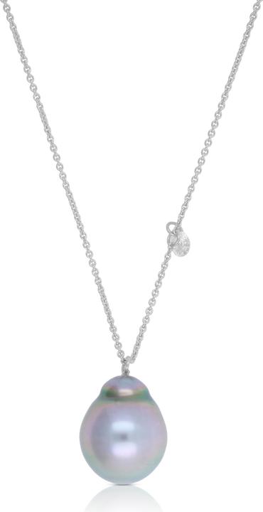 Muau Collier (750/18K Weissgold, 45 cm)