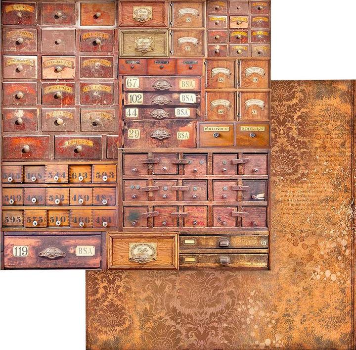 Image du produit Stamperia Bloc de scrapbooking "Coffee and Chocolate - Backgrounds" (café et chocolat - arrière-plans) (190 g/m², 10 x)