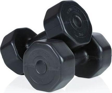 Actual product image Gymstick Vinyl dumbbells (2 x 2 kg)