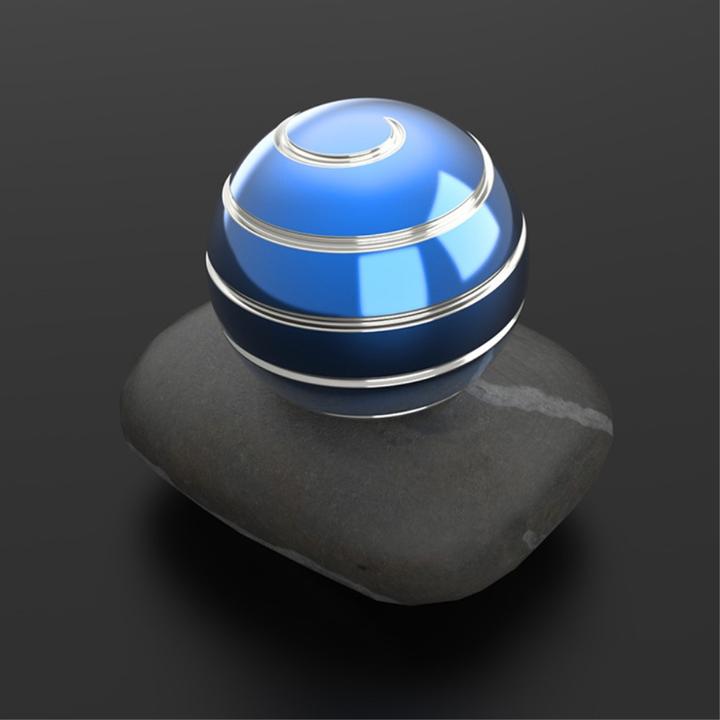 Image du produit Ueli Express 55mm Gyroscope à billes Gyro jouet en métal bleu