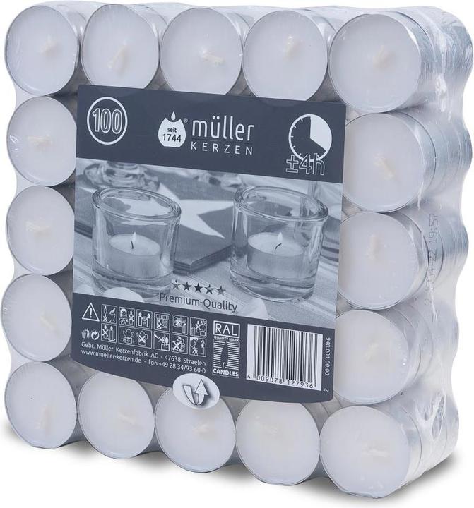 Produktbild müller Kerzen Teelichter (100 Stk.)