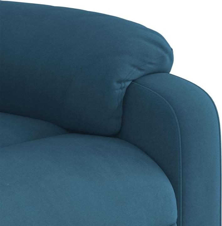 Image du produit VidaXL Fauteuil de massage releveur électrique Fauteuil de relaxation bleu velours