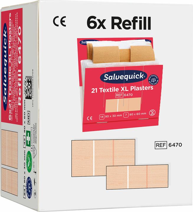 Produktbild Söhngen Refill für SALVEQUICK, elastische Pflaster-Abschnitte je 21 Stk, VE à 6 Stk (21 x)