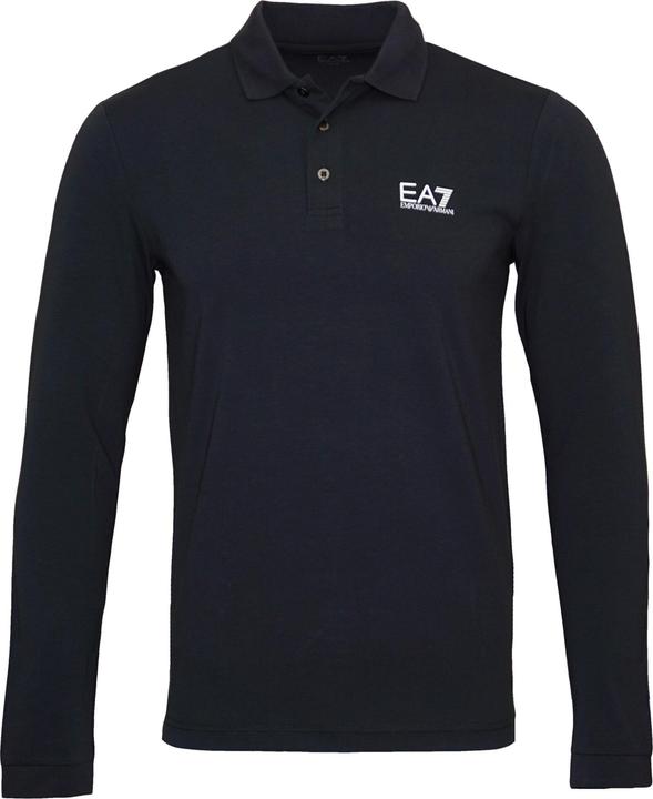 Emporio Armani EA7 Longsleeve Langarmshirt Polokragen (XL)