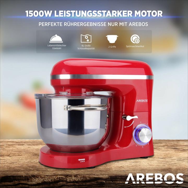 Produktbild Arebos Küchenmaschine (1500 W)
