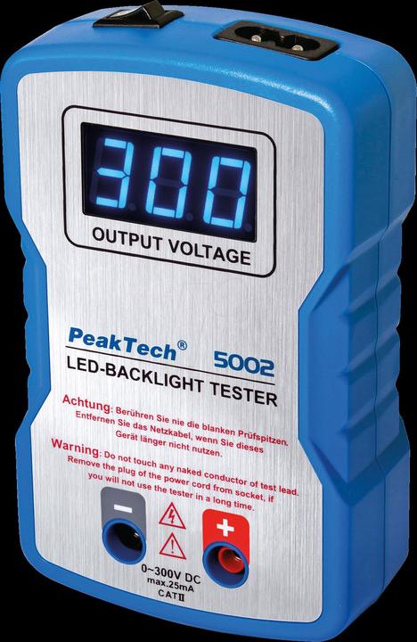 Actual product image Peaktech P 5002 LED tester
