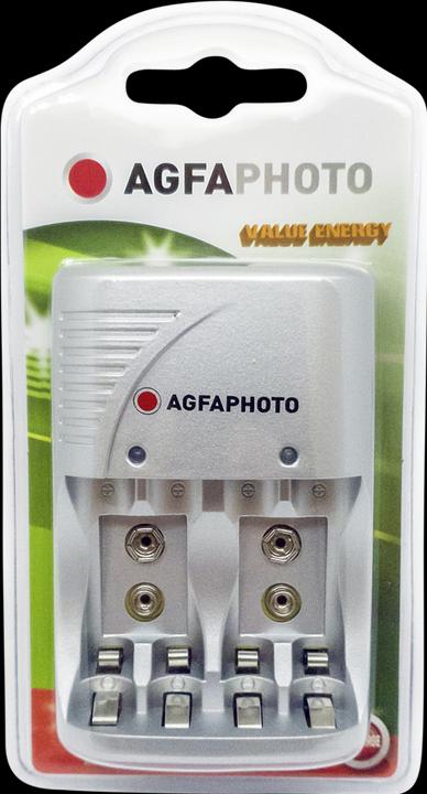 Actual product image AGFAPHOTO ACCUCharger Value Energy AA/AAA/9V (1 pcs., AAA, AA, Battery + charger)