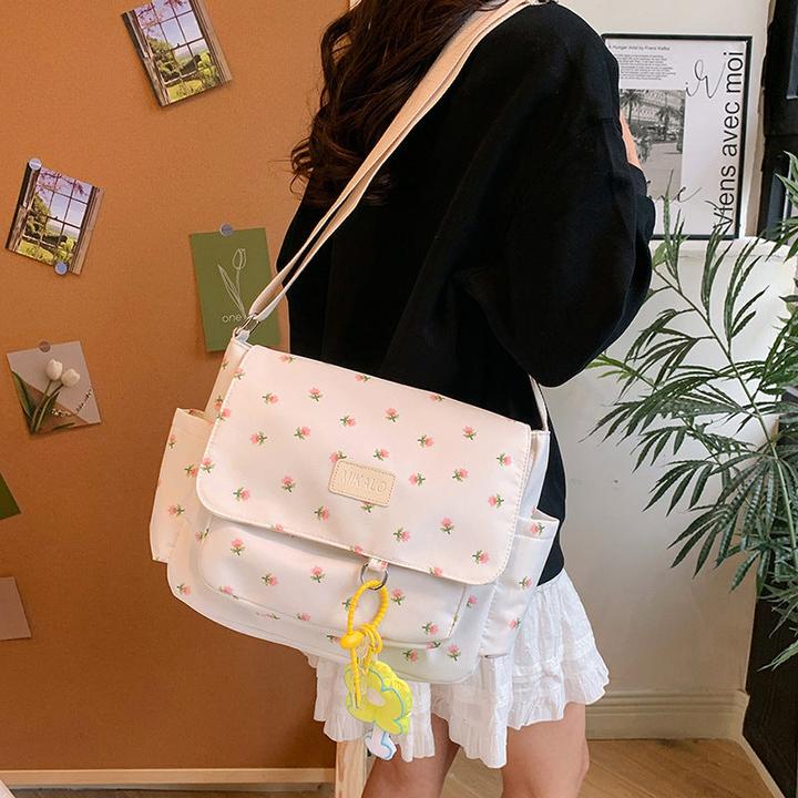 Immagine prodotto Only-Bags.Store Grosse Kapazität Nylon Material Messenger Bag, Causal Design Crossbody Bag mit Reissverschluss