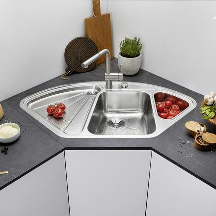 Actual product image Blanco Delta-IF (Fitted sink with draining board, 105.60 cm, 57.50 cm)