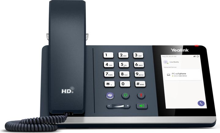 Image du produit Yealink MP45, Téléphone IP, Noir, Gris, Combiné filaire, 64 Mo, 128 Mo, linux