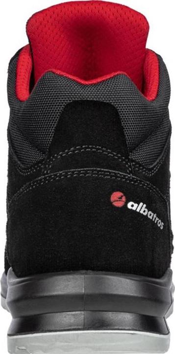 Actual product image Albatros CLIFTON MID SRC 638700210000043 Safety boot S3 Shoe size (EU): 43 Black, Red 1 (S3, 43)
