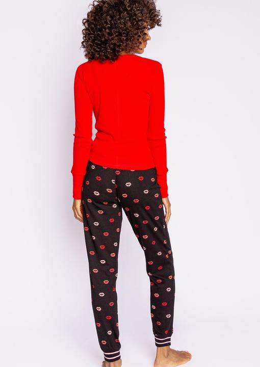 Actual product image Pj Salvage Pyjama bottom "Be mine" black/small patterned (XS)
