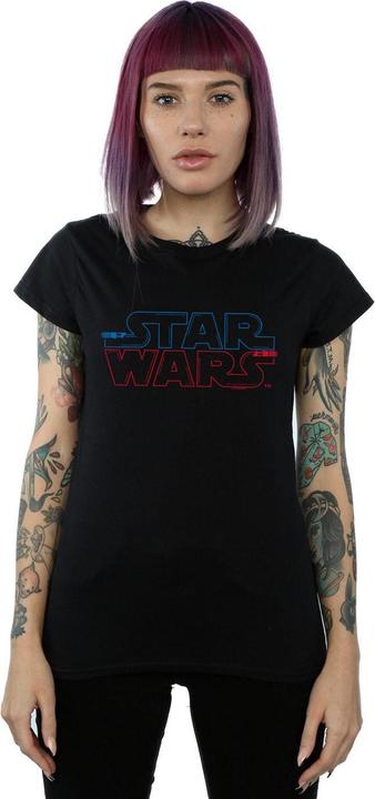 Immagine prodotto Star Wars Lightsaber Logo Maglietta Donna (M)