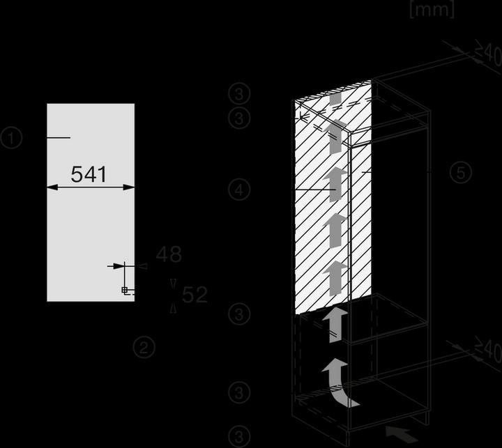 Actual product image Miele Refrigerator K 7317 D (204 l)