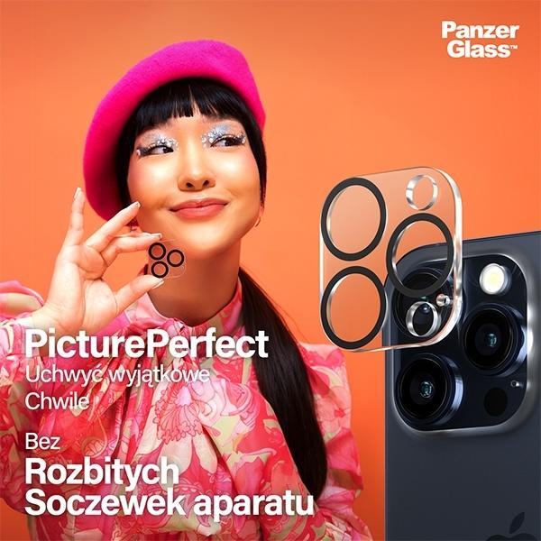 Produktbild PanzerGlass Camera Lens Protector (1 Stück, Apple iPhone 15 Pro Max, Apple iPhone 15 Pro)
