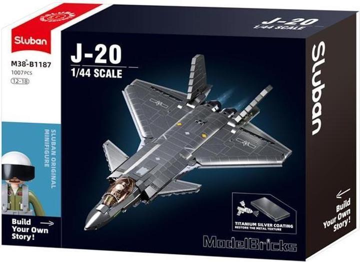 Sluban SL96057 - Aereo stealth J20SS
