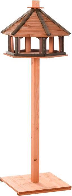 Swisshandel24 Bird house Bird feeder Wooden bird mansion Feeding house Bird stand Bird table bird house Spielsta