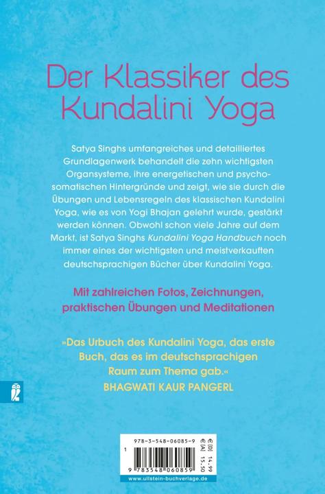 Produktbild Das Kundalini Yoga Handbuch (Deutsch, Satya Singh, 2019)