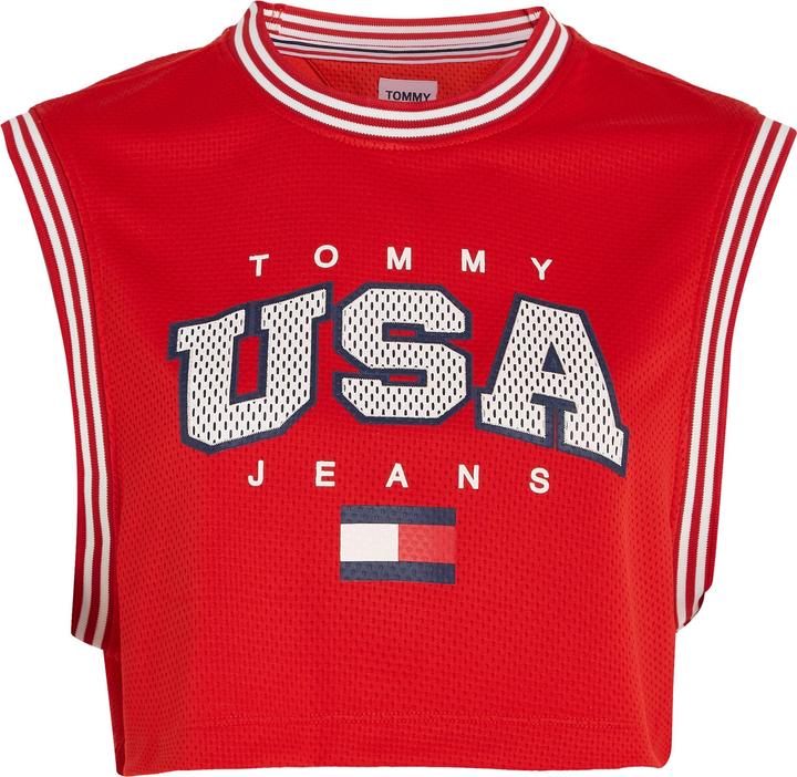 Actual product image Tommy Hilfiger Tommy Jeans Crp USA Basketball Crop Top - 86549 (M)