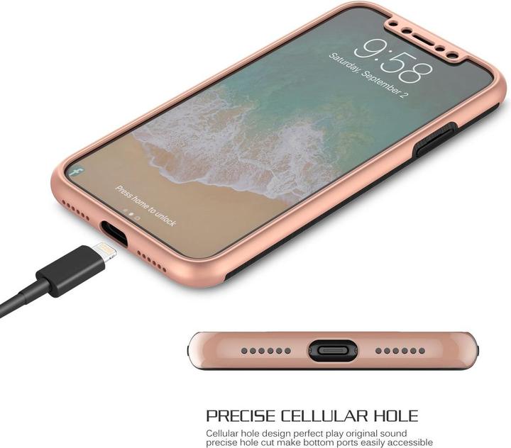 Actual product image König Design Mobile Phone Cover for Samsung Galaxy J5 (2017) Protective Case Backcover Bumper Cases Pink (Samsung Galaxy J5 (2017))