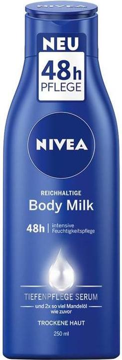 NIVEA body body milk, 250ml Flasche (Körpermilch, 250 ml)