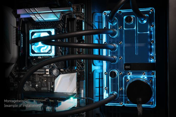 Image du produit Alphacool Core Distro Plate 240 Droite avec pompe VPP