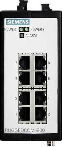 Actual product image Siemens Industrial Ethernet Switch, RJ45-Anschlüsse 8, 100Mbps, Managed