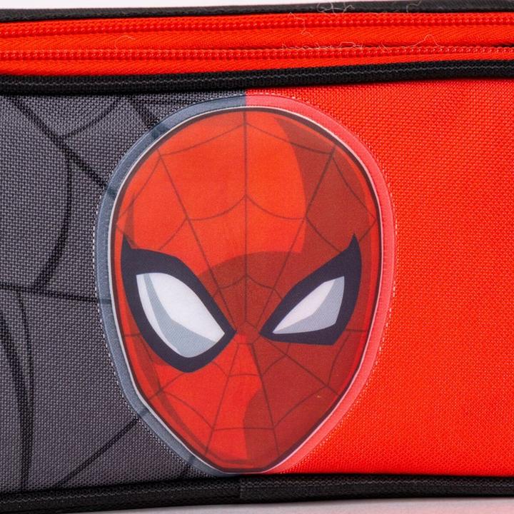Image du produit Spiderman étui à crayons 2 compartiments, noir