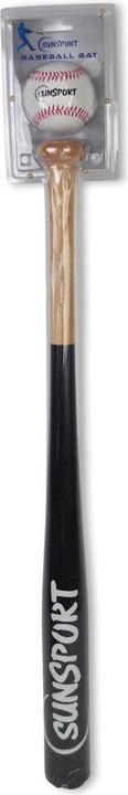 Actual product image Tactic Bex Sunsport baseball bat with ball, 71 cm (27.95")