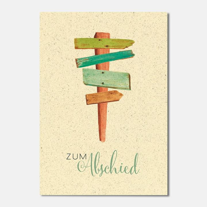 Actual product image Farewell card (1 pcs.)