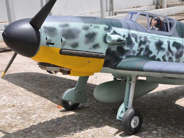 Actual product image Black Horse Messerschmitt Bf-109 ( ME-109 ) 2255mm ARF Warbird (BH188) (Warbird)
