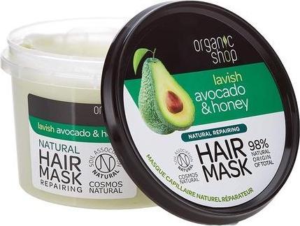 Produktbild Organic Shop Hair Revitalizing Mask For Hair Avocado & Honey 250Ml (250 ml)