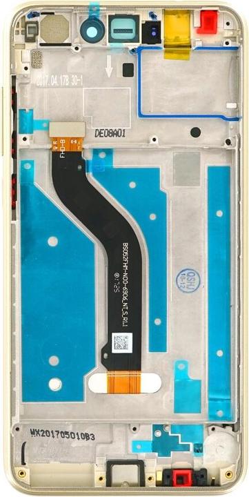 Produktbild OEM Display-Einheit + Rahmen für Huawei P8 lite 2017 gold (Huawei P8 Lite (2017))