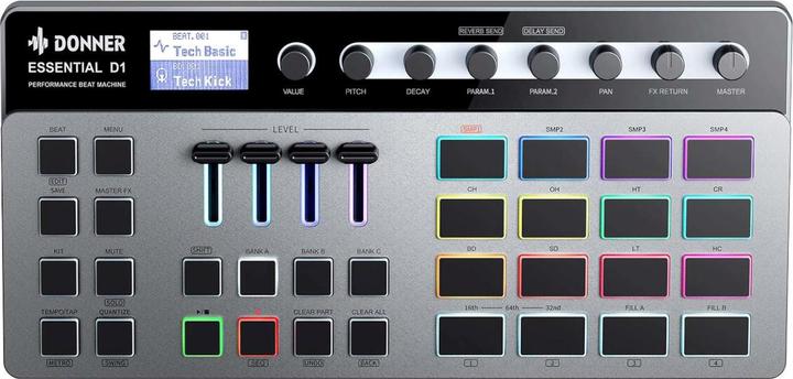 Actual product image Donner D1 - Automat perkusyjny Beat Machine