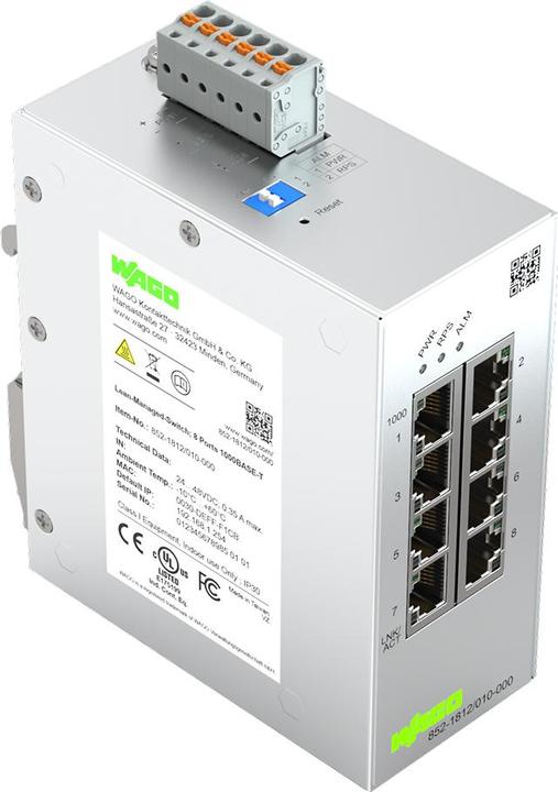 Produktbild Wago 852-1812/010-000 Lean-Managed- (8 Ports)