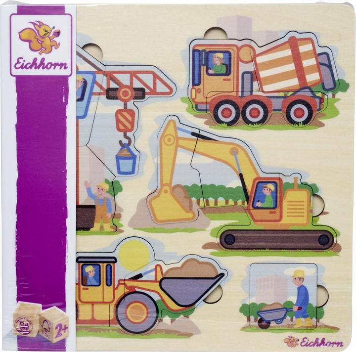 Produktbild Eichhorn EH Baufahrzeuge Puzzle (12 Teile)