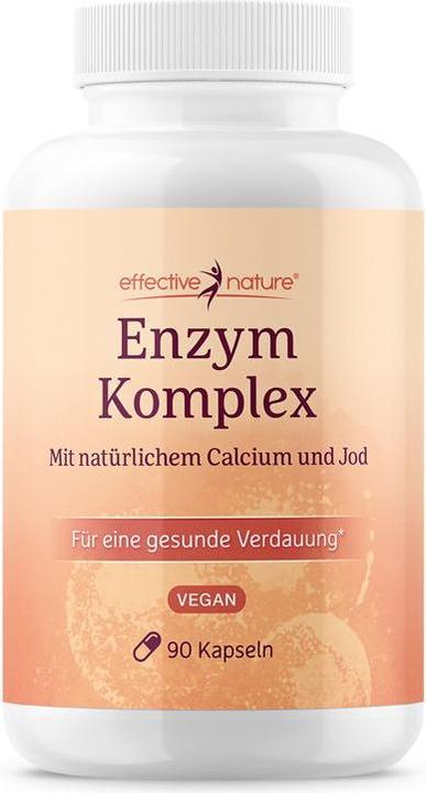Effective Nature Enzym Komplex mit Calcium (90 Stück, Kapseln)
